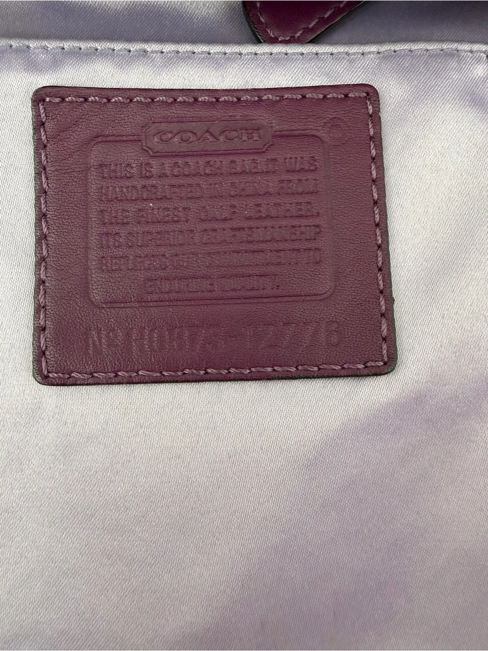 Coach Large Patent Zoe